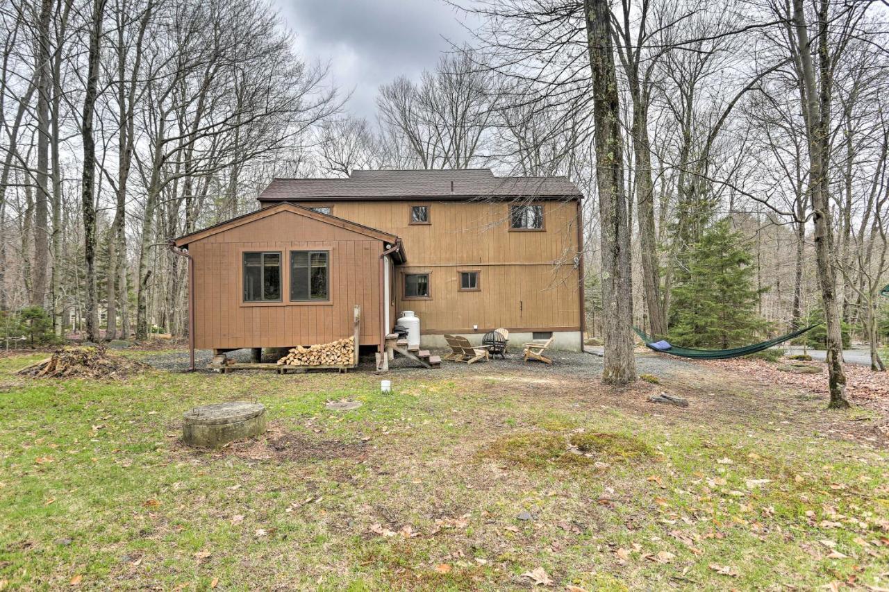 Bear Den Rustic Pocono Lake Home With Game Room! 外观 照片