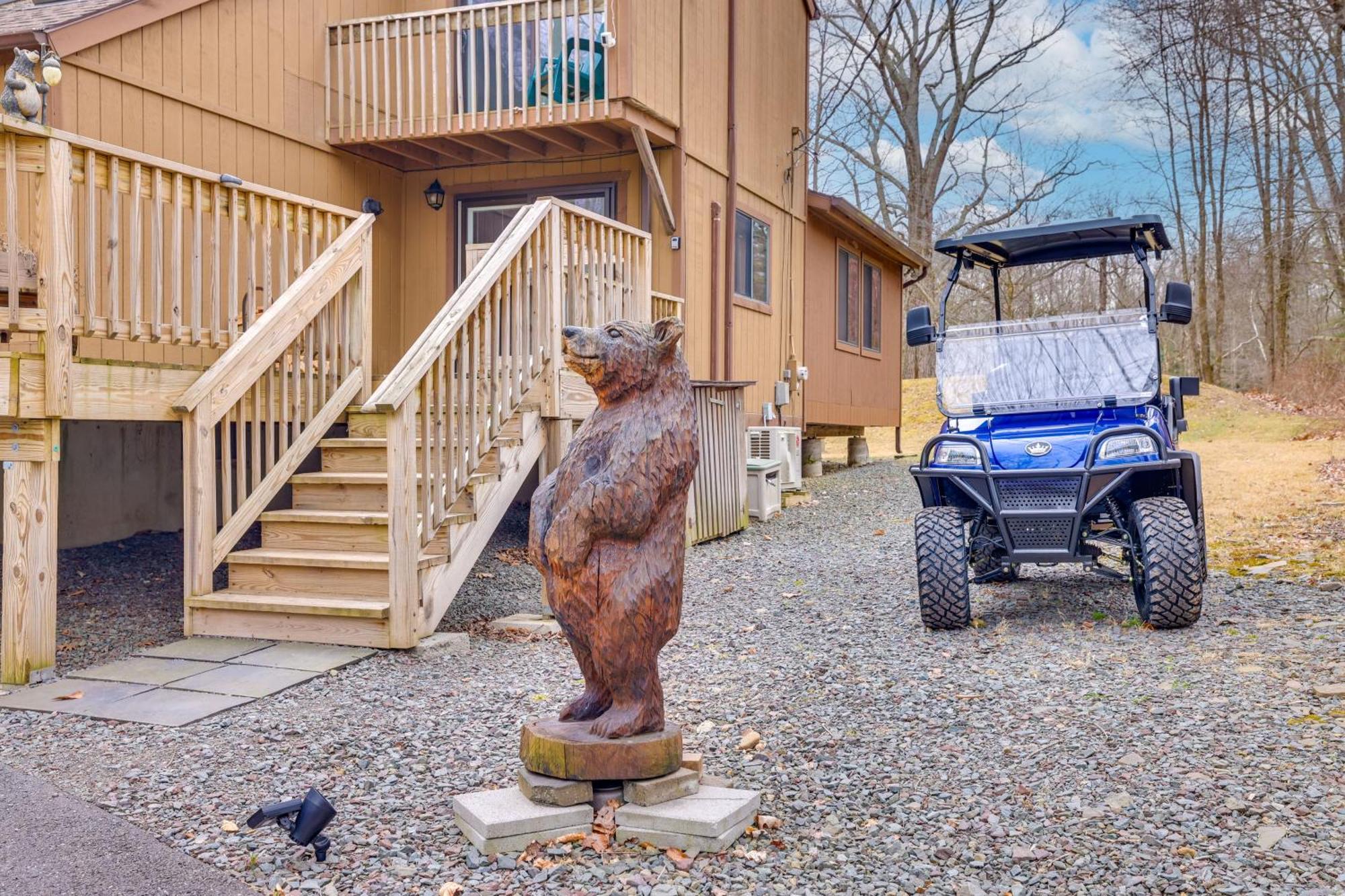 Bear Den Rustic Pocono Lake Home With Game Room! 外观 照片